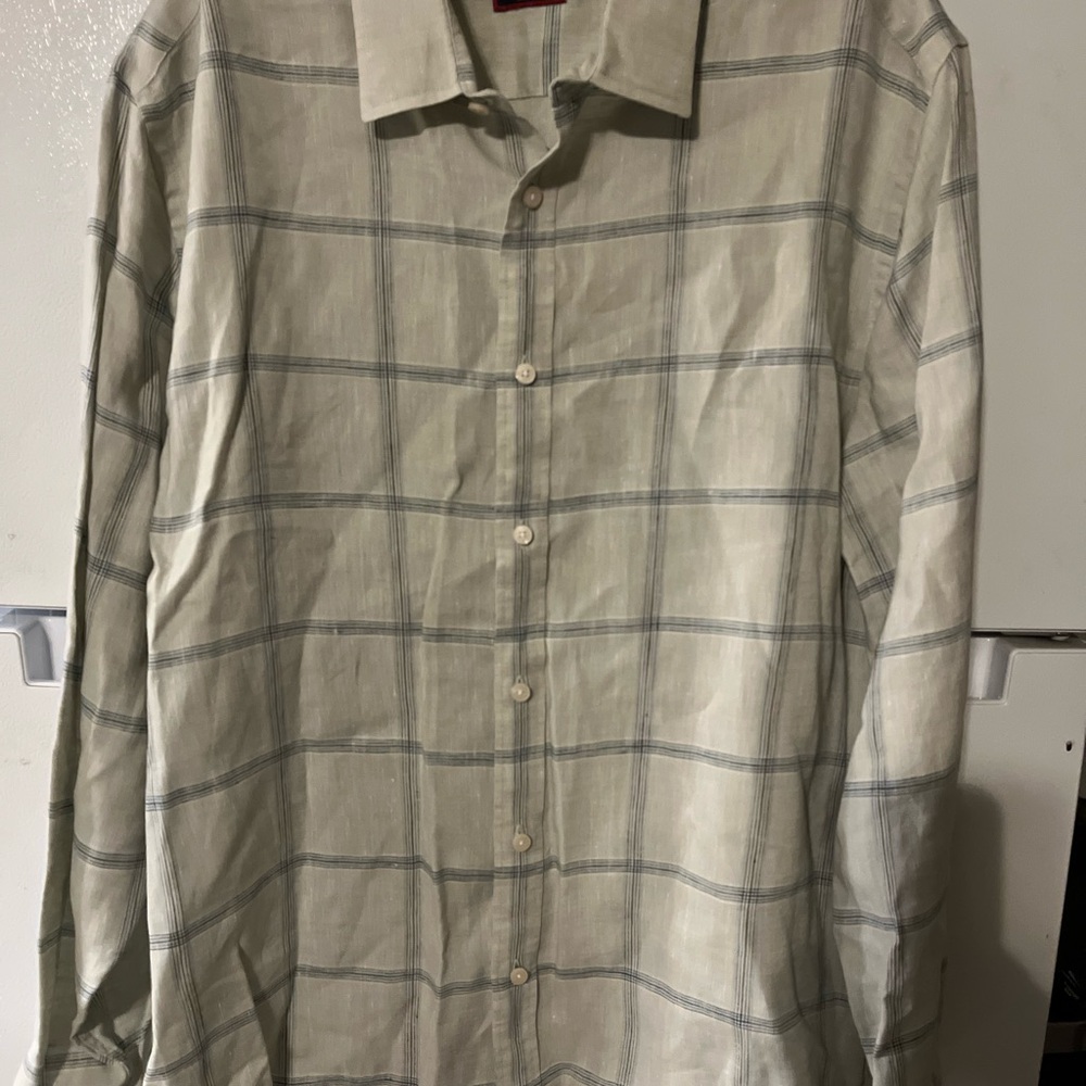 Men's gray Checkered Shirt‎